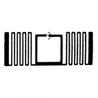 Small UHF RFID Label ID 4518-H10 (45 × 18 mm)