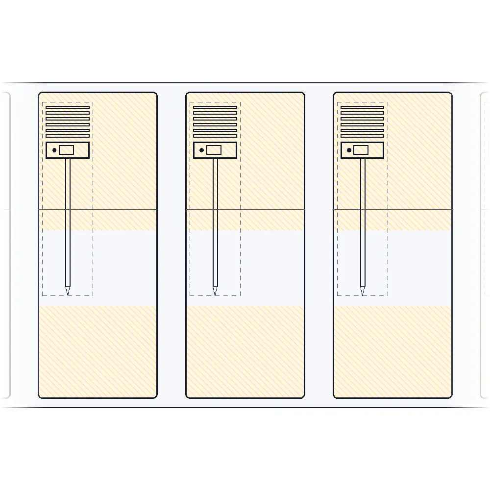 Irys UHF RFID Jewellery Label IRYS-U9-6626 (66.5 × 26 mm, UCODE 9)