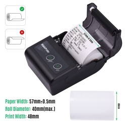 Portable Wireless Bluetooth Thermal Receipt Printer