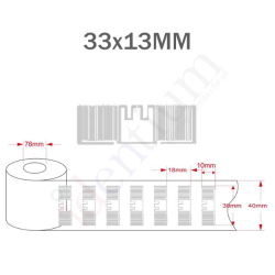 33x13 UHF Label