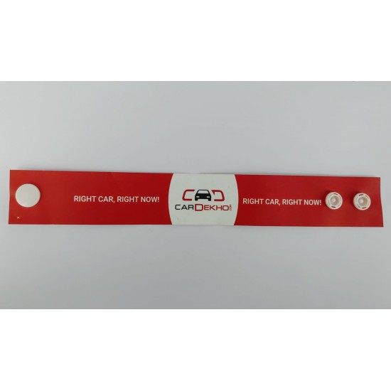 PVC Dual Button RFID Wristband
